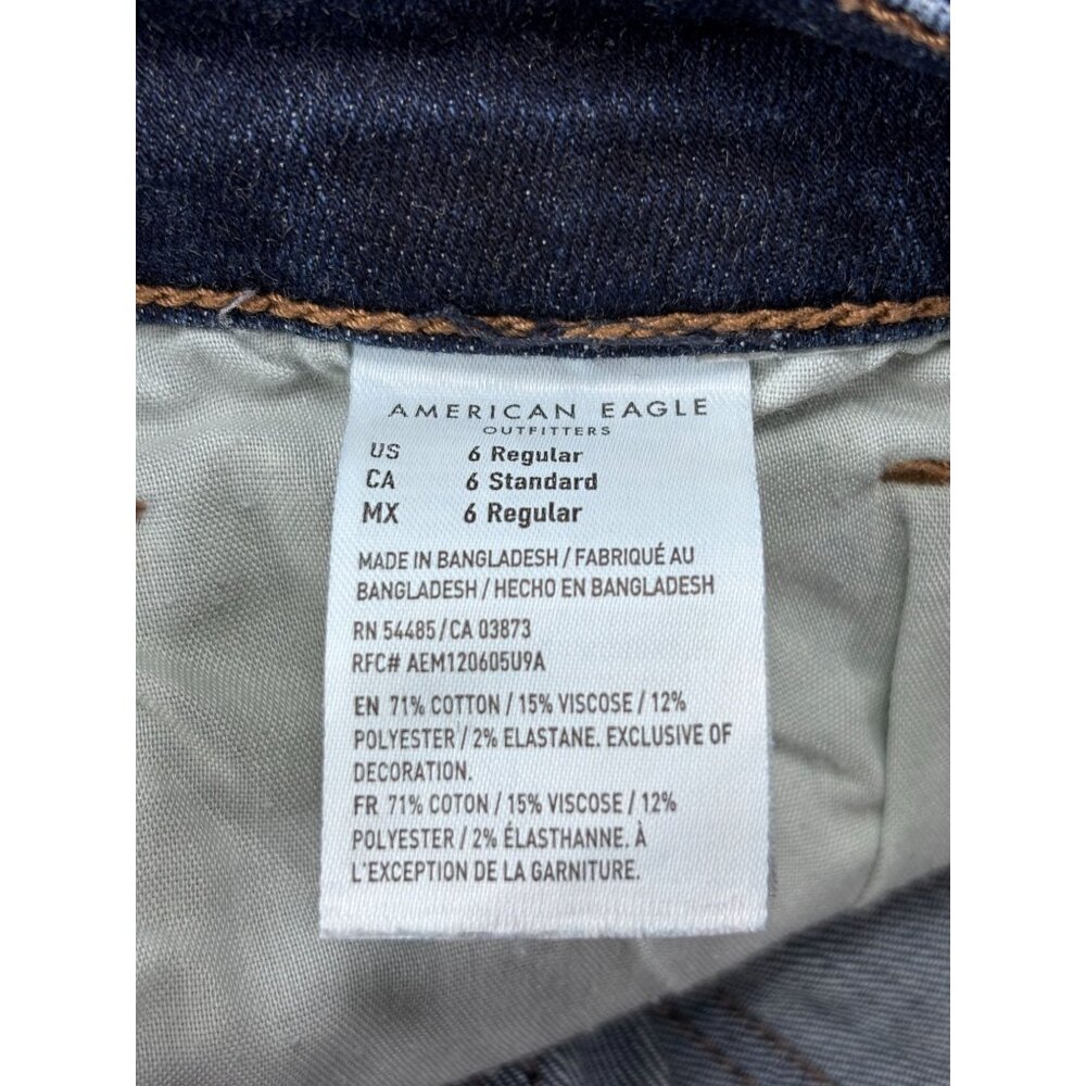 American Eagle Womens Super Stretch Regular Fit Jeans Size 6 - Picture 12 of 12